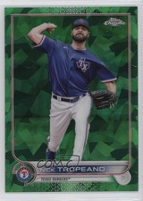 2022 Topps Chrome Update Sapphire Edition Green 15/75 Nick Tropeano #US285 pe8