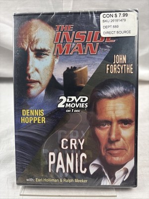 The Inside Man Cry Panic DVD 2002 Dennis Hopper John Forsythe Double Feature