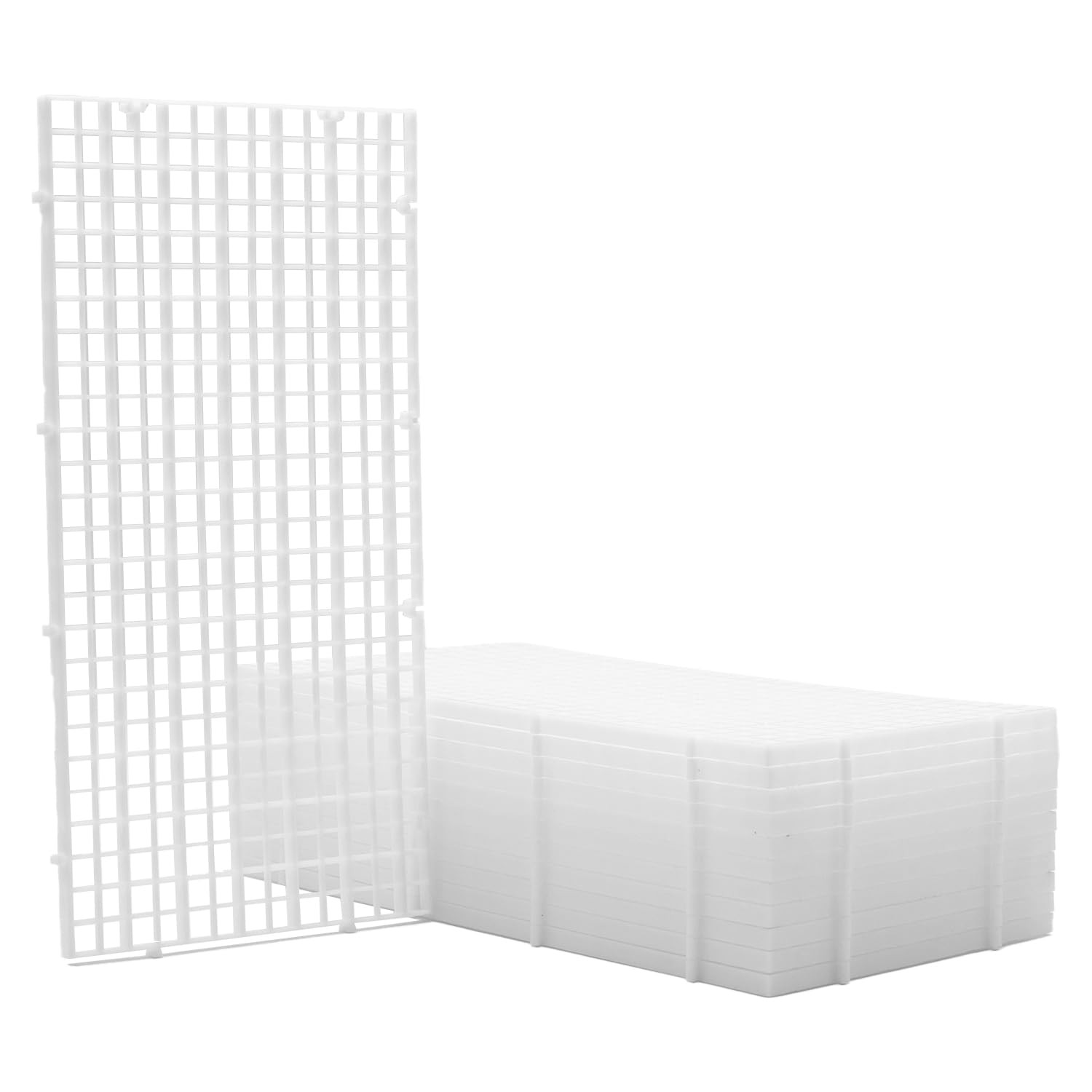 12-Piece White Aquarium Divider Grid