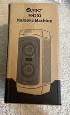 MKT Karaoke Machine - MKT M4201 Speaker Karaoke w/ Microphone and lights NIB
