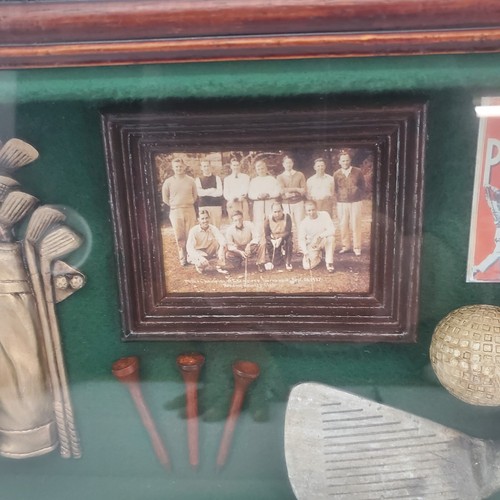 Three Hands Corp Ben Hogan Power Golf History and Photo in Shadow Box - Picture 3 of 10