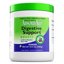 AbsorbAid 300g Powder -Natural Digestive Enzymes for gas, bloating & acid reflux