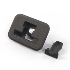 W140 R129 SL Boot Lid Bracket Trim Cover Black Mercedes A1296900014