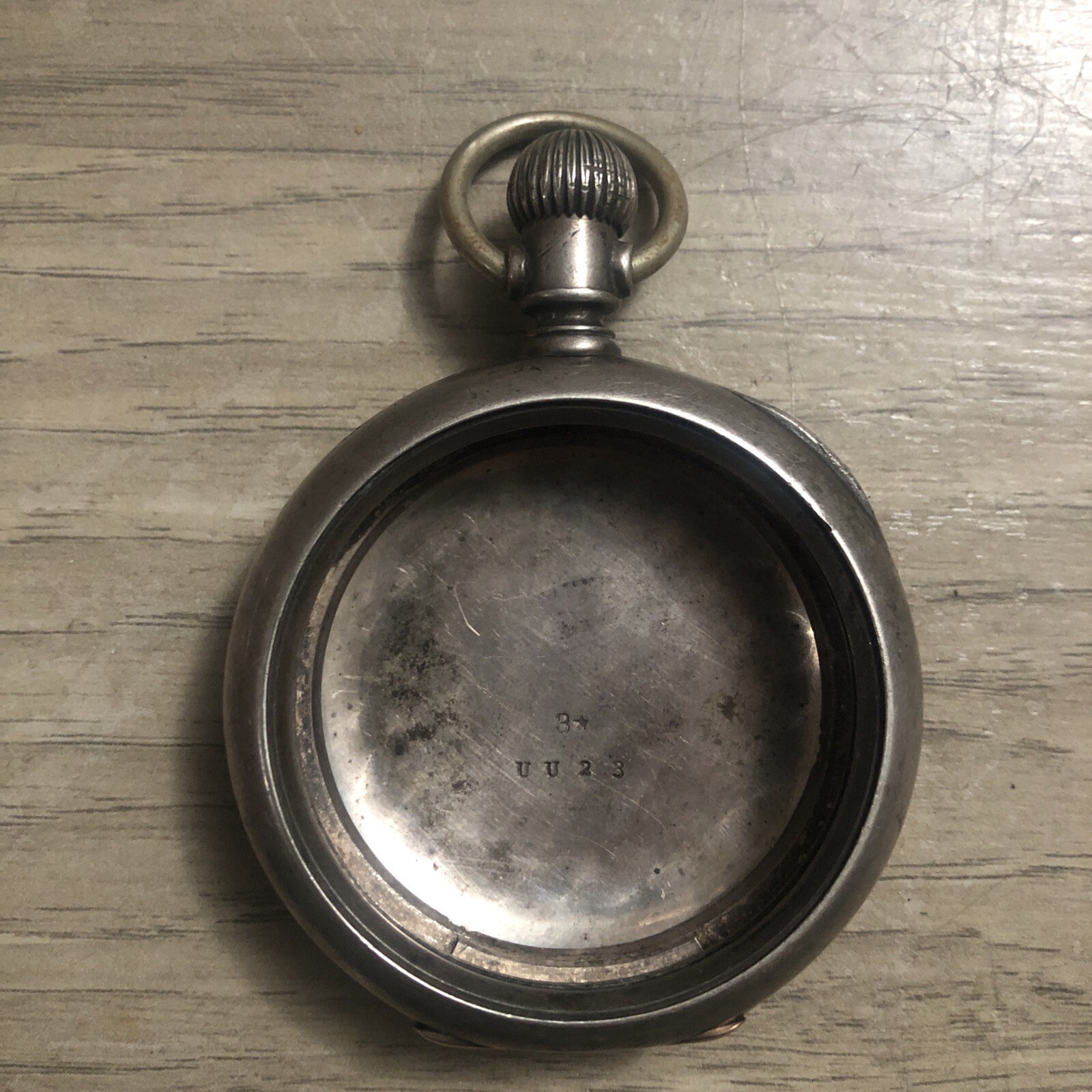 A.W.Co Sterling Pocket Watch Case Engraved 3 Oz eBay
