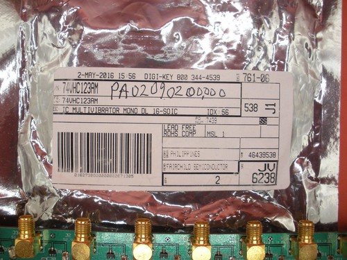 Lyncean Technologies PA02090200.000 Connettore RF scheda circuito 74VHC123AM Nnb - Foto 2 di 8