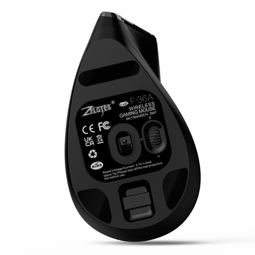 ZELOTES Ergonomic Vertical Mouse 2400 DPI Adjustable F-36A 2.4G Wireless Mouse - Picture 22 of 24