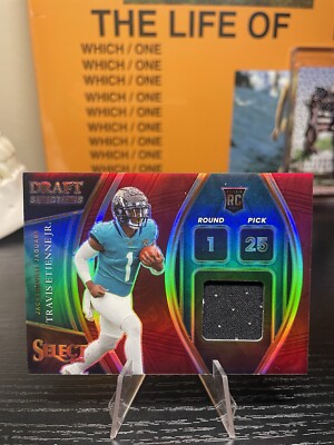 2021 Panini Select Travis Etienne Draft Selections Rookie Card Patch #DS-TET