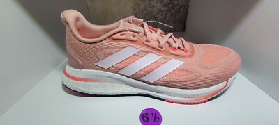 Adidas Supernova shoes Sneakers women's pink running course sport size 6.5 NEW