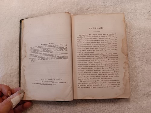 1859 RARE, A Natural Philosophy by Quackenbos (ruth5522-483) - Picture 12 of 17