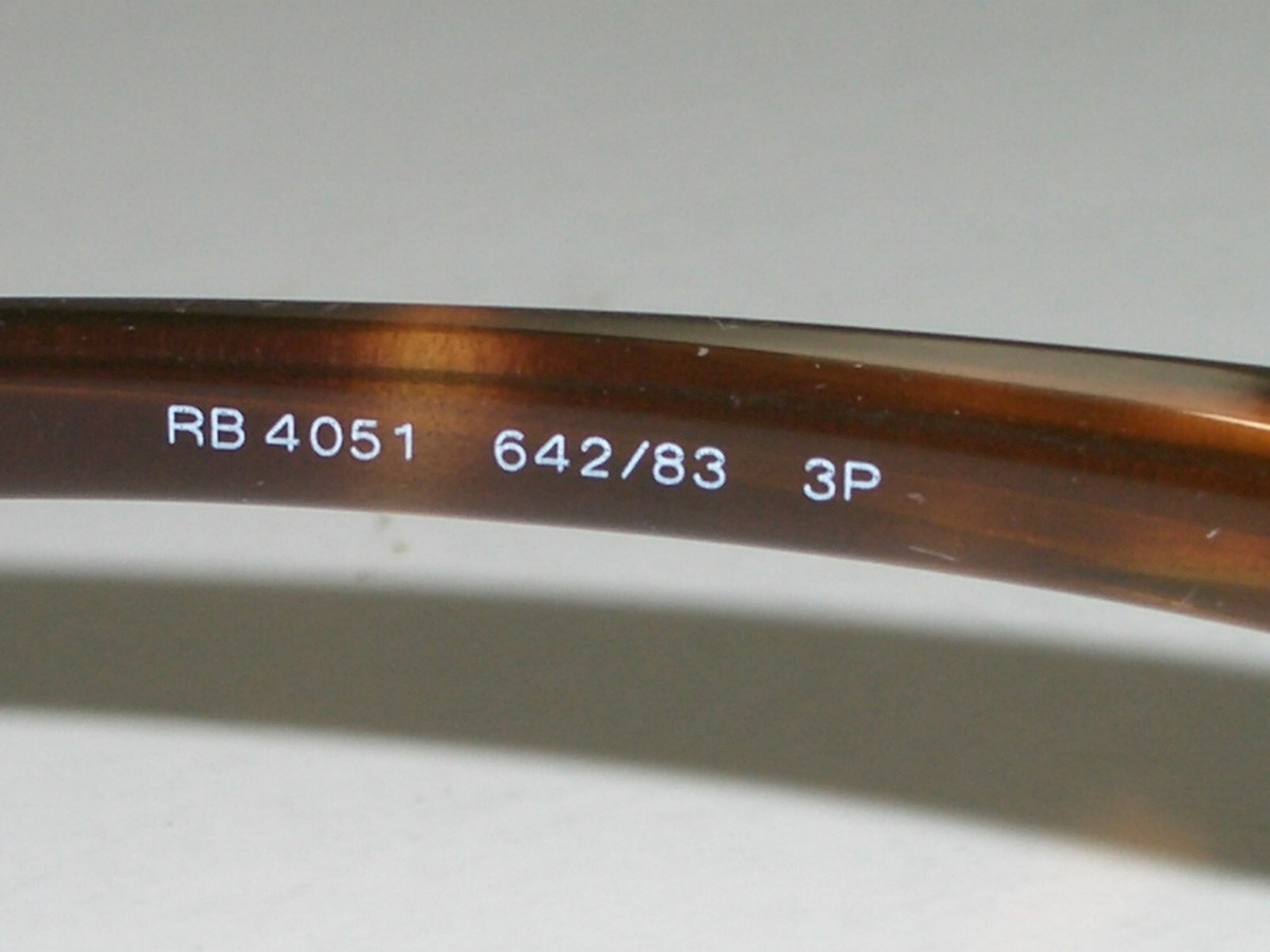 RAY BAN RB4051 642/83 TORTOISE SHADE BROWN SLEEK POLARIZED  display picture 1
