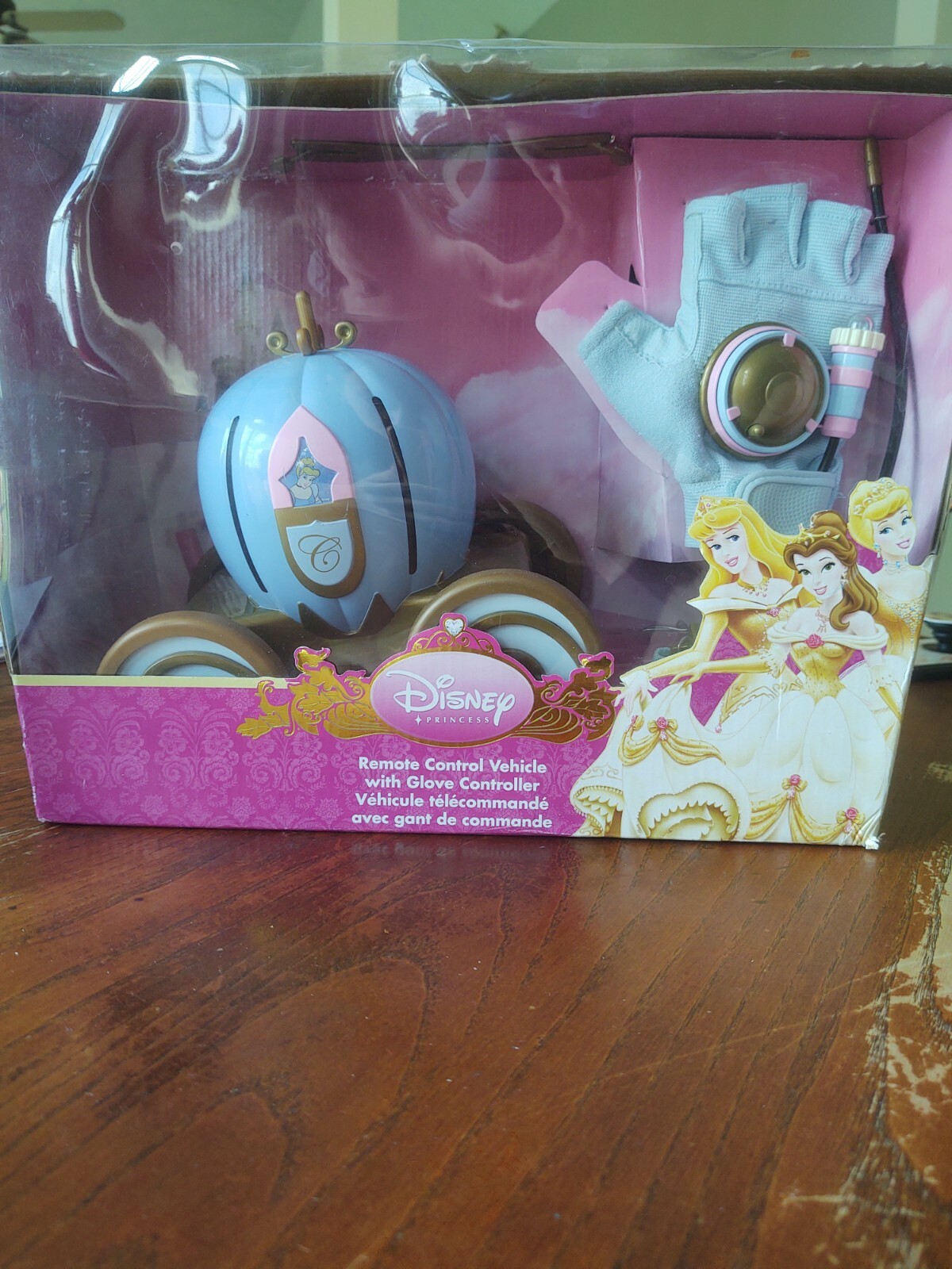 New in Box Disney Princess Remote Control Vehicle w/Glove Controller