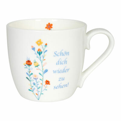 Könitz Becher Denkender Affe, Tasse, Bone China, Bunt, 425