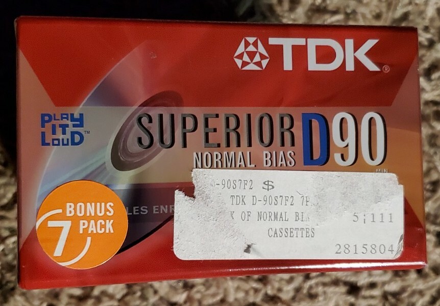 TDK Cassette Tapes Superior D90 Bonus 7-pack 90 Min New Sealed | eBay