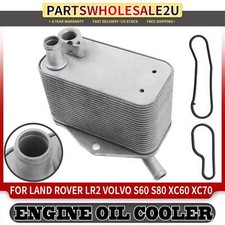 Engine Oil Cooler For Land Rover Lr2 08-10 Volvo S60 2016 S80 07-15 V70 08-10 Engine Oil Cooler For Land Rover Lr2 08-10 Volvo S60 2016 S80 07-15 V70 08-10