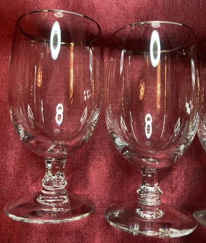 FOSTORIA TROUSSEAU - SET OF 4 JUICE GLASSES - 4 3/8" - Picture 2 of 6