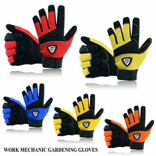 Safety Work Gloves Hand Protection Heavy Duty Mechanic Gardening Builders Cut