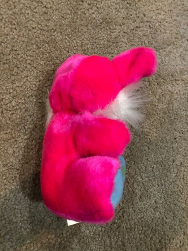 "Juguete de peluche vintage de 7"" PLAY BY PLAY de colección OSO DE PELUCHE rosa intenso" - Imagen 2 de 4
