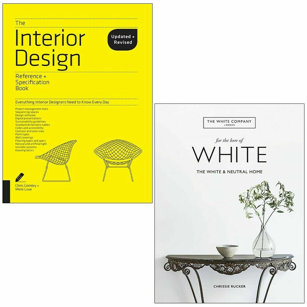 Interior Design Chris Grimley, White Company Chrissie Rucker 2 Books Set NEW