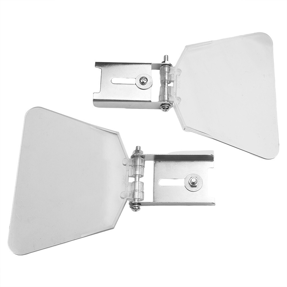 Protect your eyes with 2pcs bench grinder safety shields