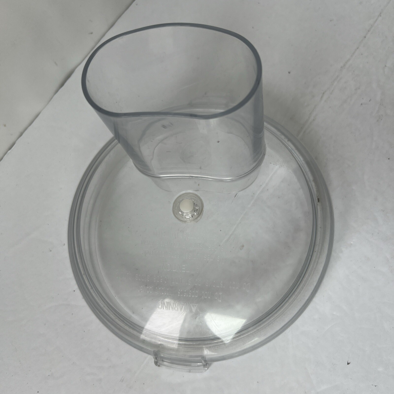 KitchenAid Food Processor KFP350WH REPLACEMENT Work Bowl LID PART ONLY