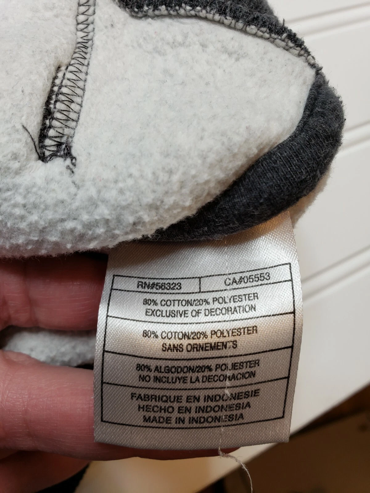 OFF WHITE Felpa con cappuccio e zip intera NIKE vintage anni 90 donna taglia S grigio panna abbigliamento sportivo palestra