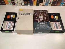  Gandhi Betamax NOT VHS 2-Tape Box Set 1982 Historical Drama Ben Kingsley Beta