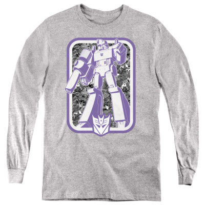 TRANSFORMERS DECEPTICON Licensed Kids Boys Girls Long Sleeve Tee Shirt SM-XL
