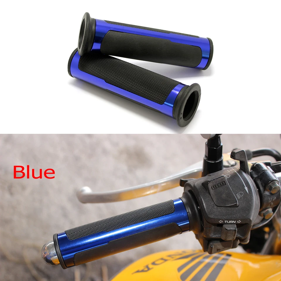 Empuñaduras de gel de goma para manillar de aluminio de 7/8" para Honda CBR1000F CBR600F F2 F4i Foto 2 de 4
