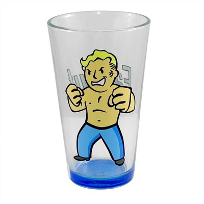 Official Fallout Vault Boy Premium Pint Glass 16oz