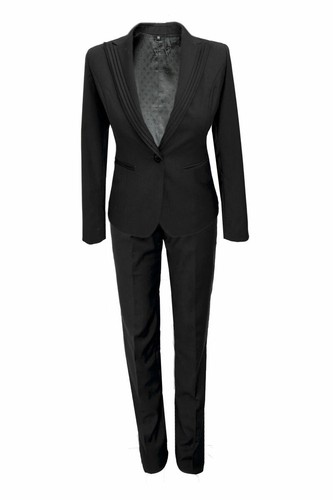 black trousers suit womens