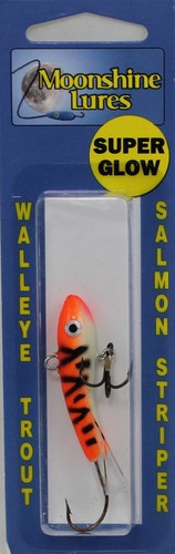 Esca Moonshine Super Glow Shiver Minnow Taglia 3: Per Pesca A - Foto 12