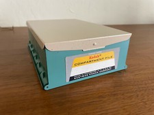 Photo Slide Storage Box, Kodak Metal Compartment Slide Box
