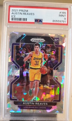 2021 Prizm AUSTIN REAVES Rookie Silver Ice True Prizm Card #165 