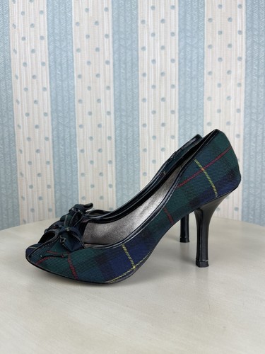 Unlisted High Heel Shoes Open Toe Bow 