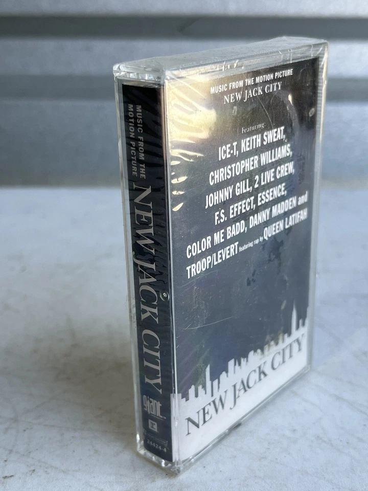 New Jack City Soundtrack Cassette SEALED Ice-T 2 Live Crew Queen Latifah - Image 2 of 4