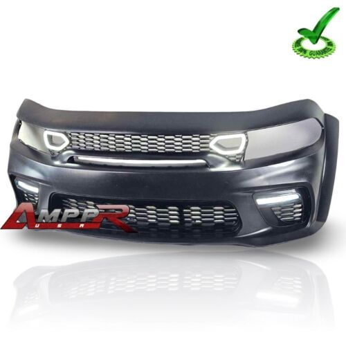 Fit 2015-2023 Dodge Charger Widebody Kit Front and Rear bumper Free Shipping - Picture 3 of 12