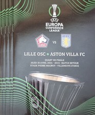 2024 LILLE V ASTON VILLA UEFA EUROPA CONFERENCIA LIGA PROGRAMA DESDE FRANCIA