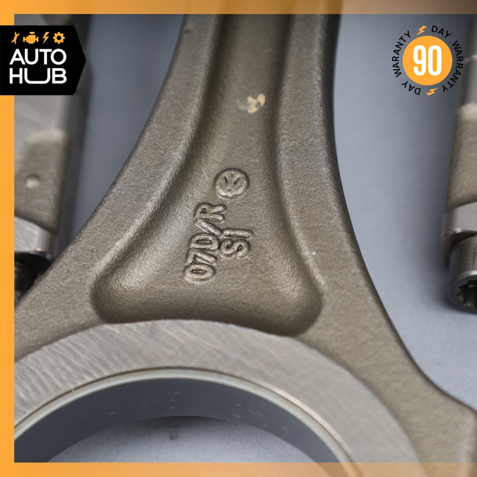 03-13 Bentley Continental GTC GT 6.0L Engine Motor Piston Connecting Rod Set 59k