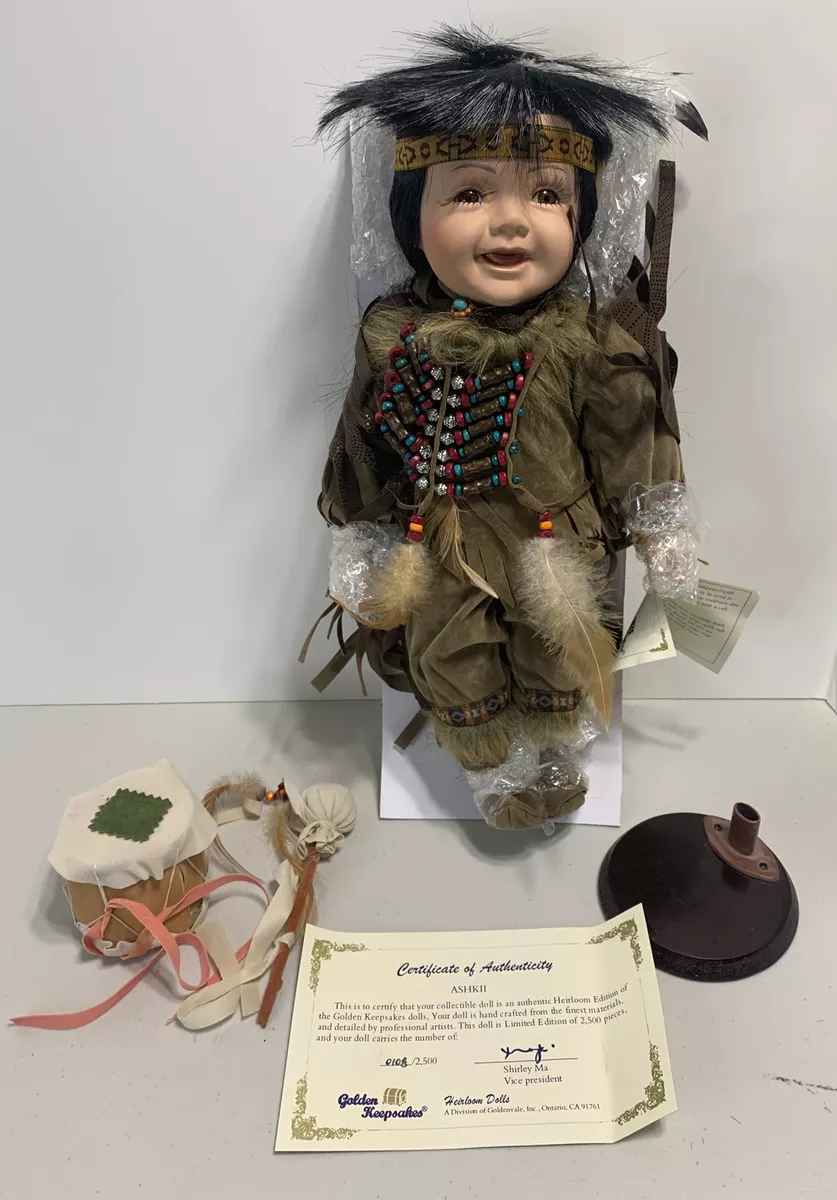 Golden keepsakes sale native american doll