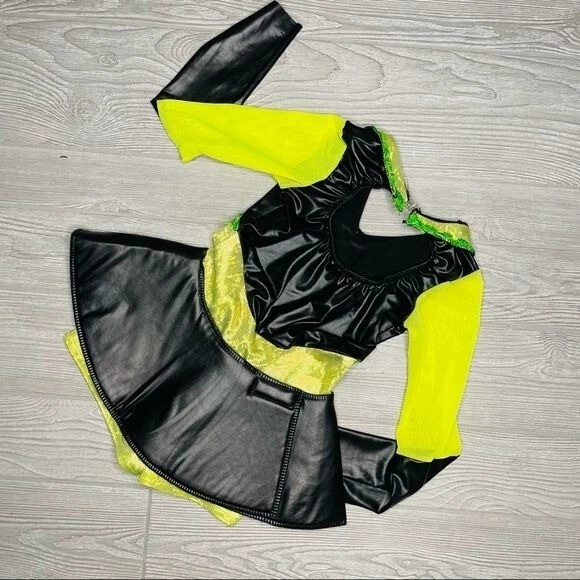 Galería de Disfraces Espacio Exterior Alien Danza Disfraz Halloween Cosplay Años 90 Xenón M Foto 2 de 3