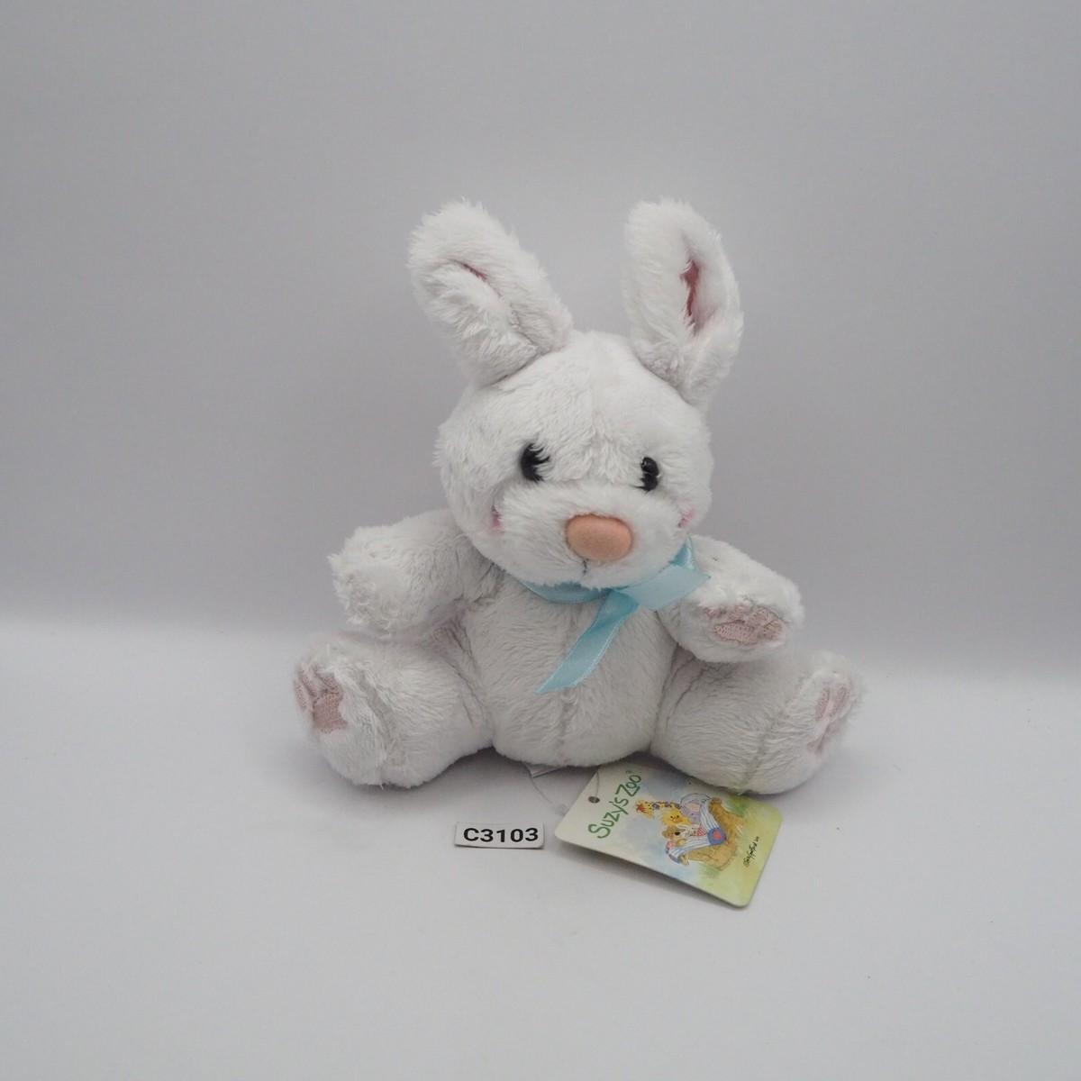 Rock the Universe ウサギぬいぐるみ Suzy's Zoo C3103 Rabbit White Lulla SEGA Plush 6