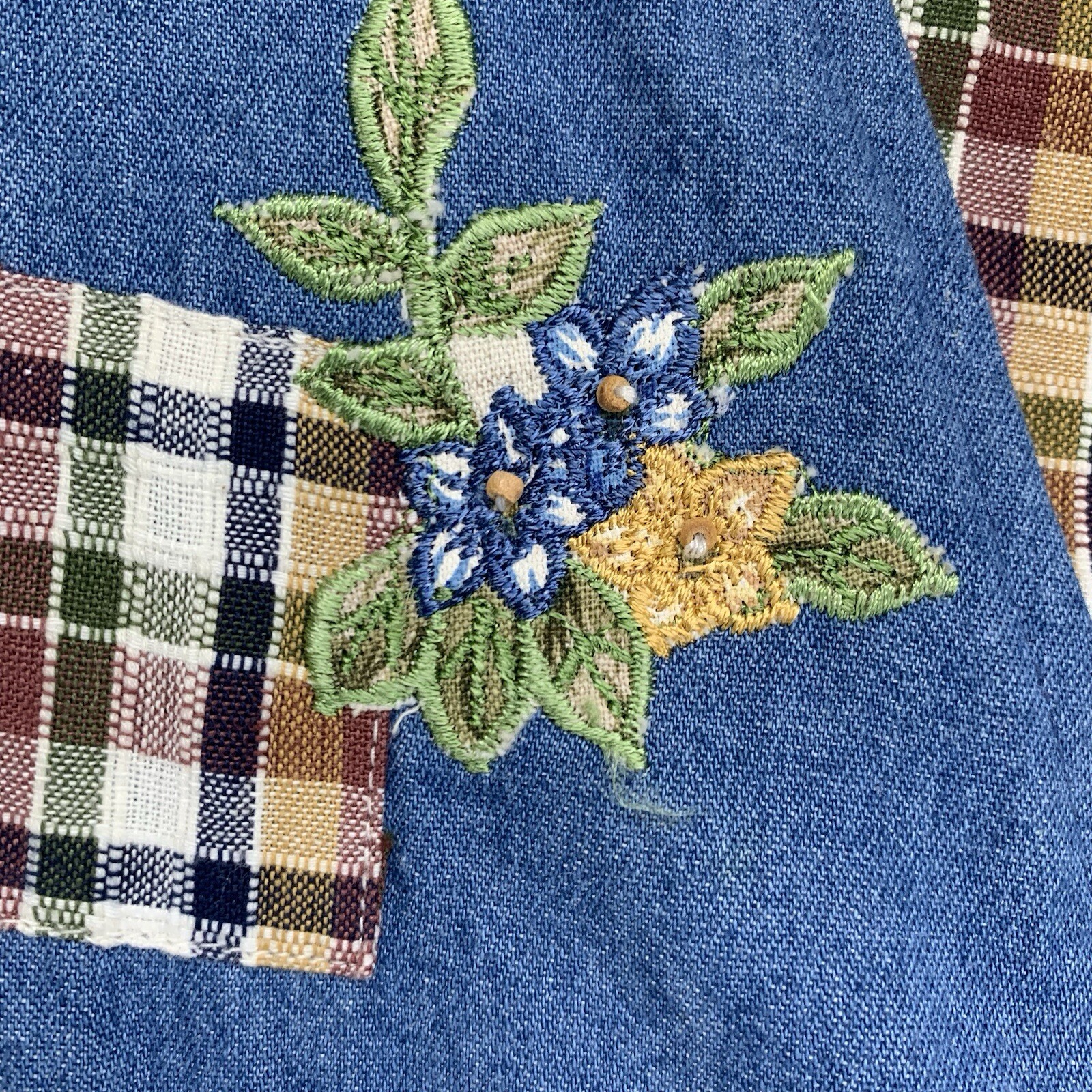 Vintage Casey Max Small Vest Patchwork Quilt Cott… - image 7