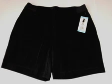 Eddie Bauer Black Shorts Active Life Nylon Spandex Women’s Sz Lg NWT #980153258