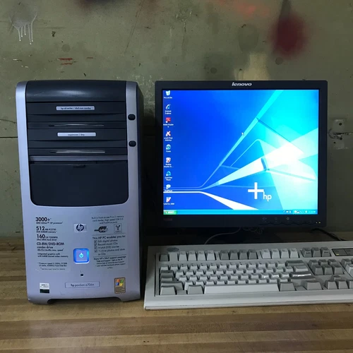 HP Pavilion a706n Desktop Athlon 2.10GHz 480MB RAM (Windows XP) Retro Gaming PC