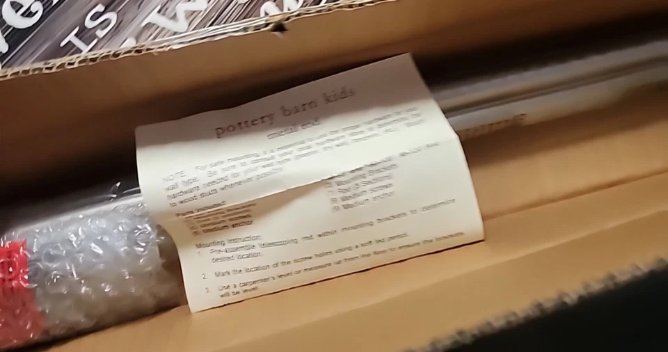 NUEVO Pottery Barn Kids PBK Cortina Ventana Barra y Soporte de Pared Níquel Pequeño 28-48" Foto 2 de 4