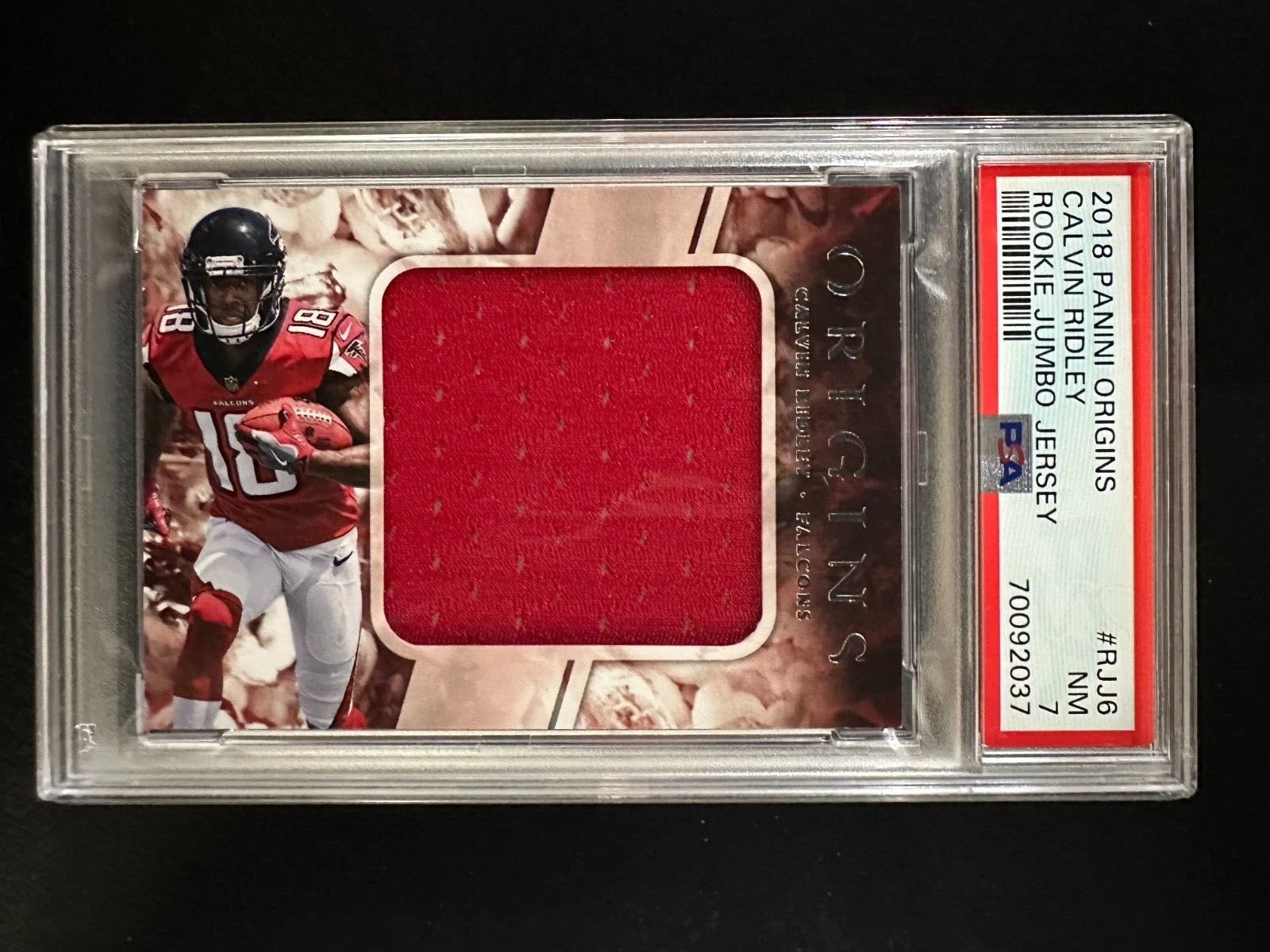 Calvin Ridley Panini Origins Rookie Jumbo Jersey #RJJ6 Base