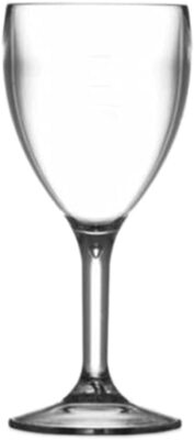 Klares Polycarbonat 125ml und 175ml Elite Premium Weinglas - praktisch unbreak