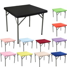 Copritavolo Elastico Quadrato Massello Elasticizzato Copritavolo Cocktail per Matrimonio Picnic