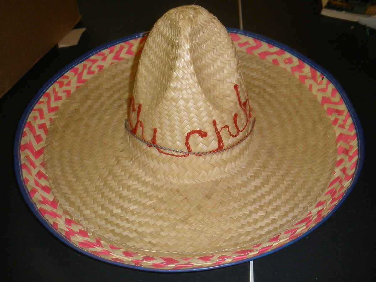 vintage Mexican straw hat 20