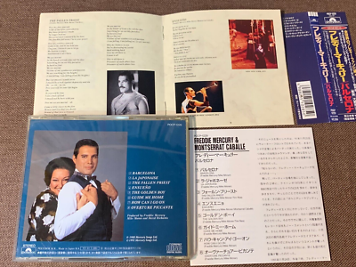 Freddie Mercury & Montserrat Caballé Barcelona JAPAN CD POCP-1229